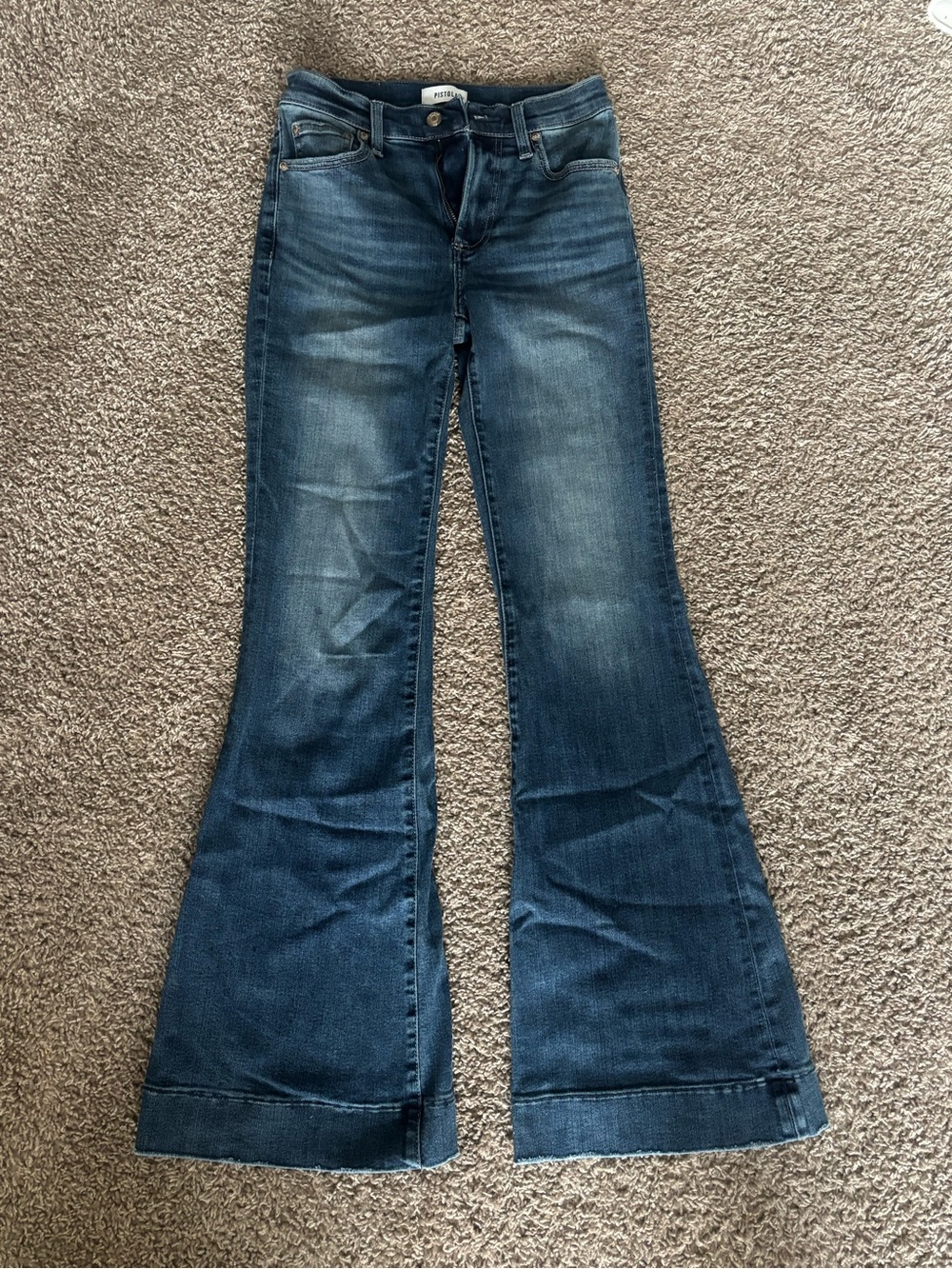 pistola Dark Blue Flare Jeans
